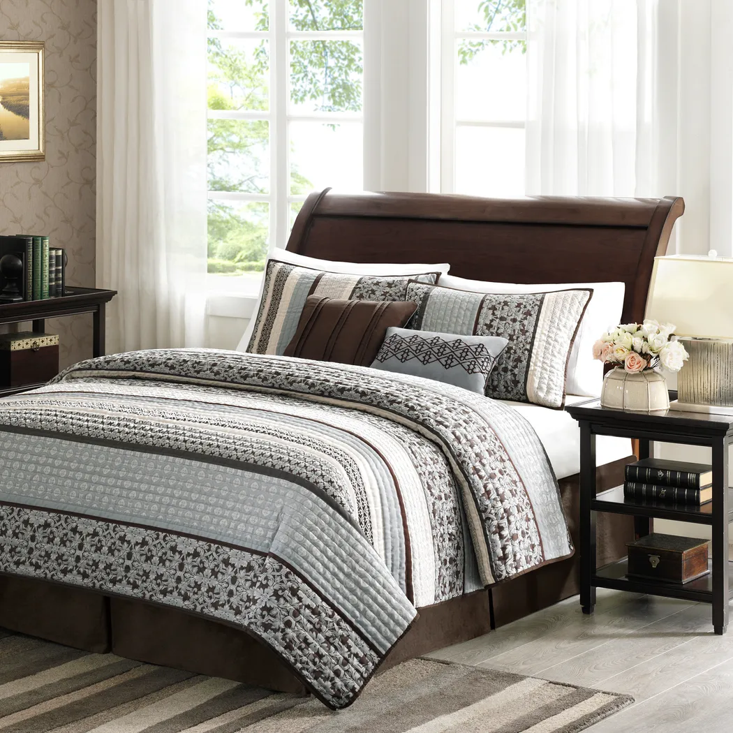 Huxley 5 Pc Full/Queen Coverlet Set - Thumbnail - Image 2
