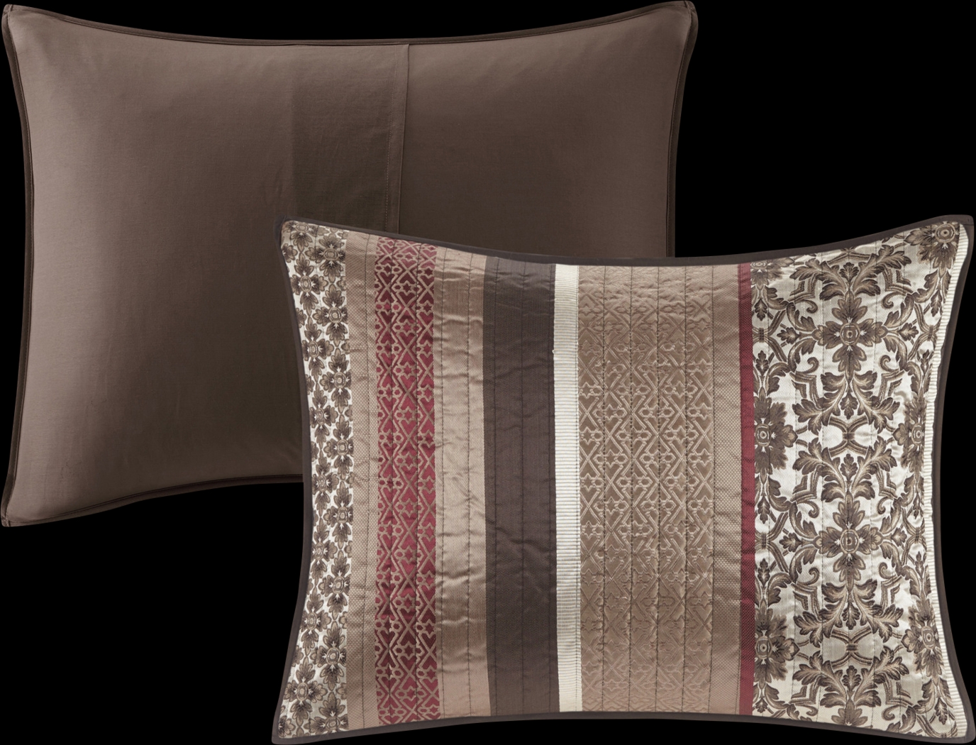 Huxley Red 5 Pc Full/Queen Coverlet Set - Thumbnail - Image 2