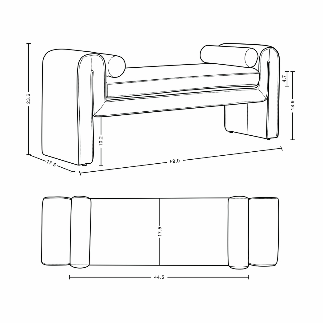 Huylars Terracotta Bench - Thumbnail - Image 8