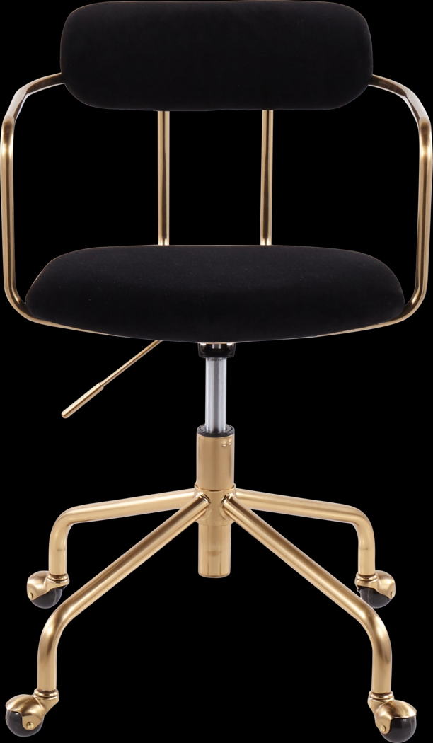 Hyalite Black Office Chair - Thumbnail - Image 5