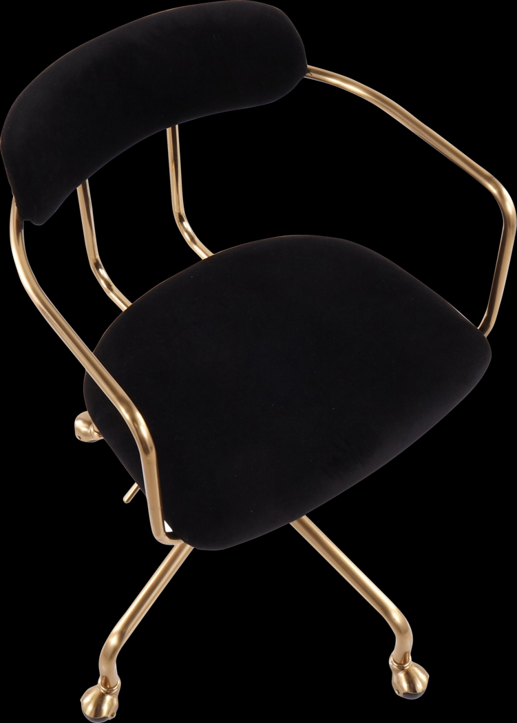 Hyalite Black Office Chair - Thumbnail - Image 6