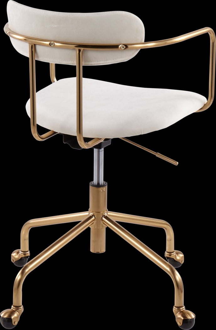 Hyalite Cream Office Chair - Thumbnail - Image 3