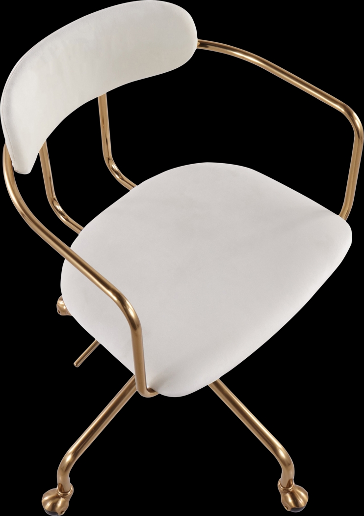 Hyalite Cream Office Chair - Thumbnail - Image 6