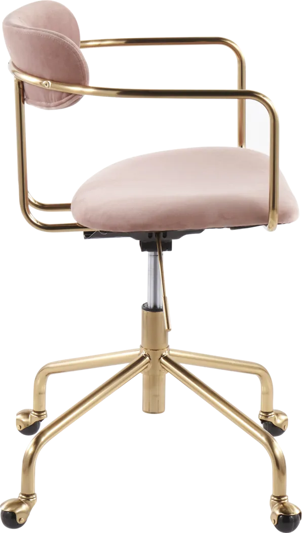 Hyalite Pink Office Chair - Thumbnail - Image 2