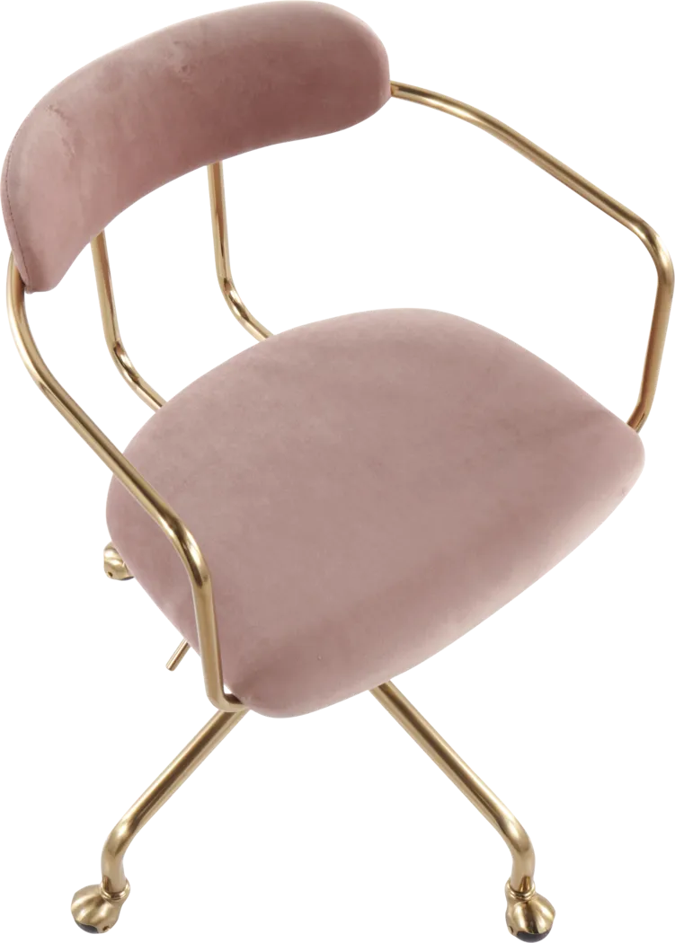 Hyalite Pink Office Chair - Thumbnail - Image 6
