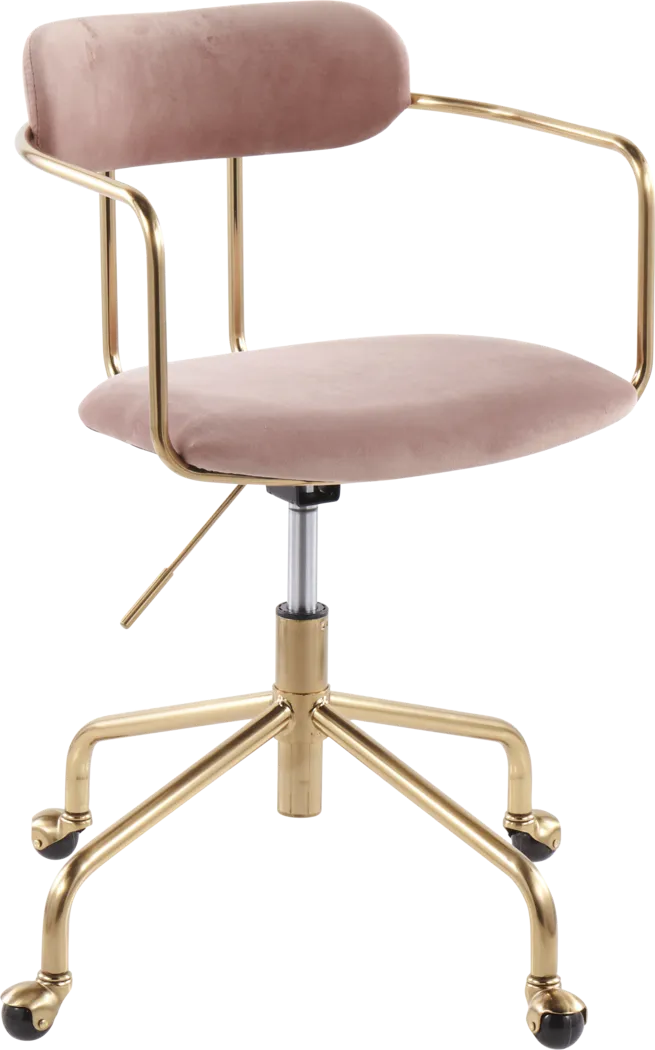 Hyalite Pink Office Chair - Thumbnail - Image 1
