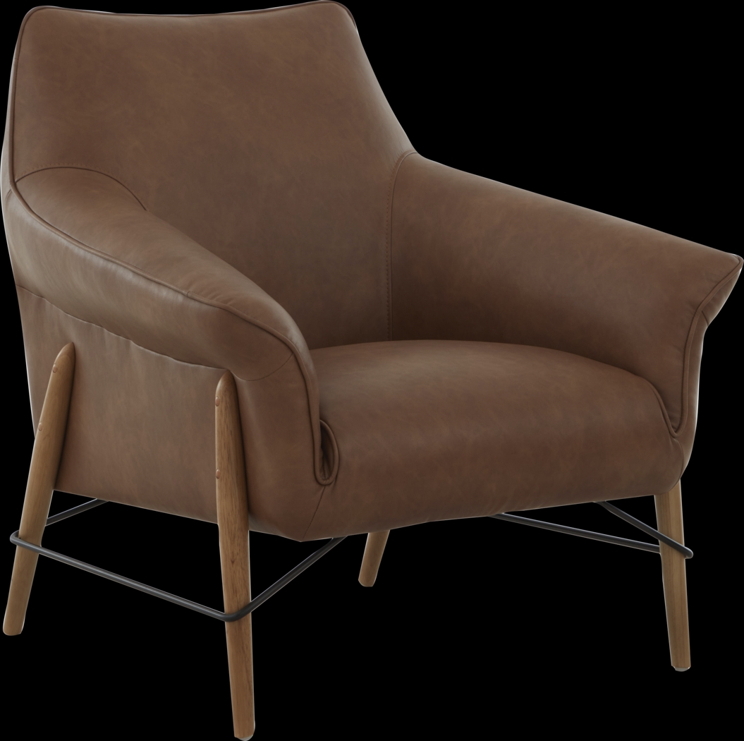 Hyannis Camel Accent Chair - Thumbnail - Image 1