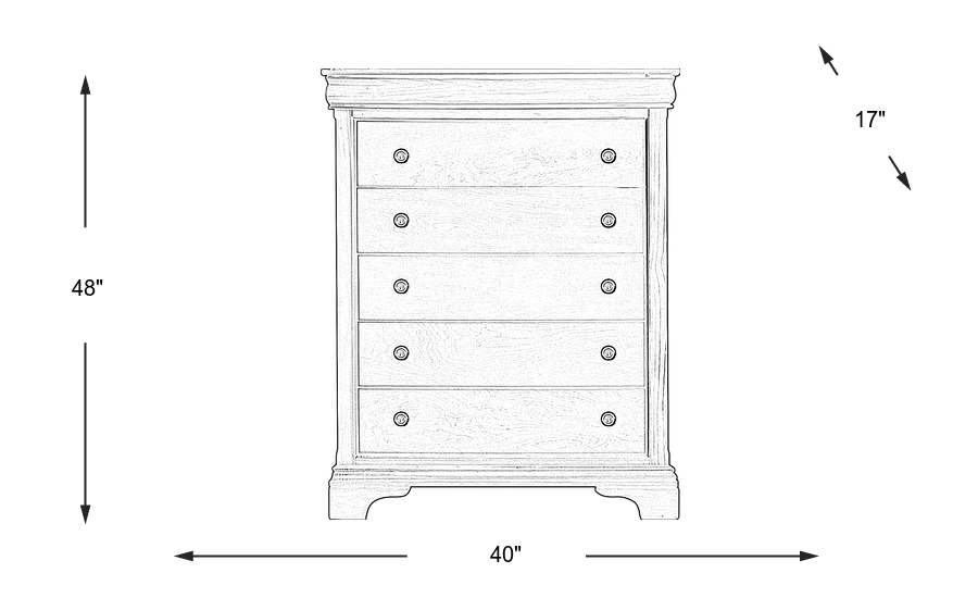 Dimension Image. Please refer to the Dimension Tab on this page for dimension details.