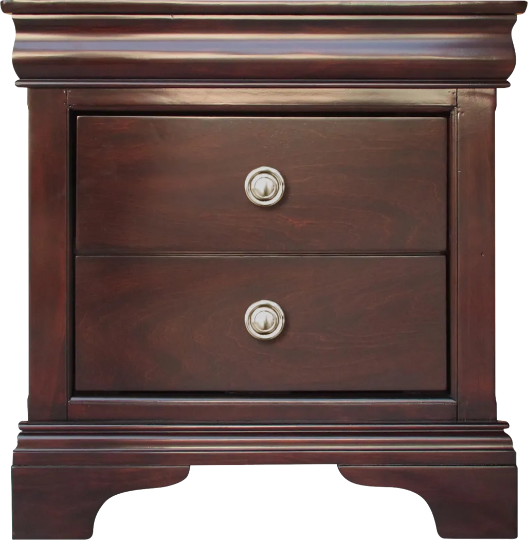 Hydeville Brown 7 Pc King Sleigh Bedroom - Thumbnail - Image 5