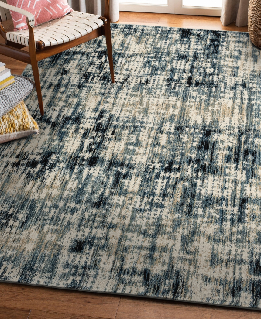 Hydran Blue 7'8 x 10'x10 Rug - Thumbnail - Image 6