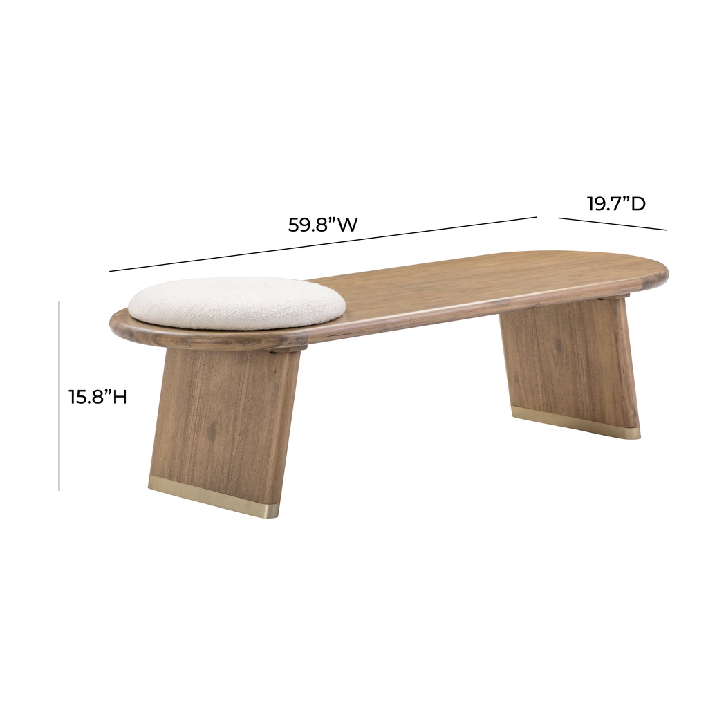 Hyledge Brown Bench - Thumbnail - Image 11