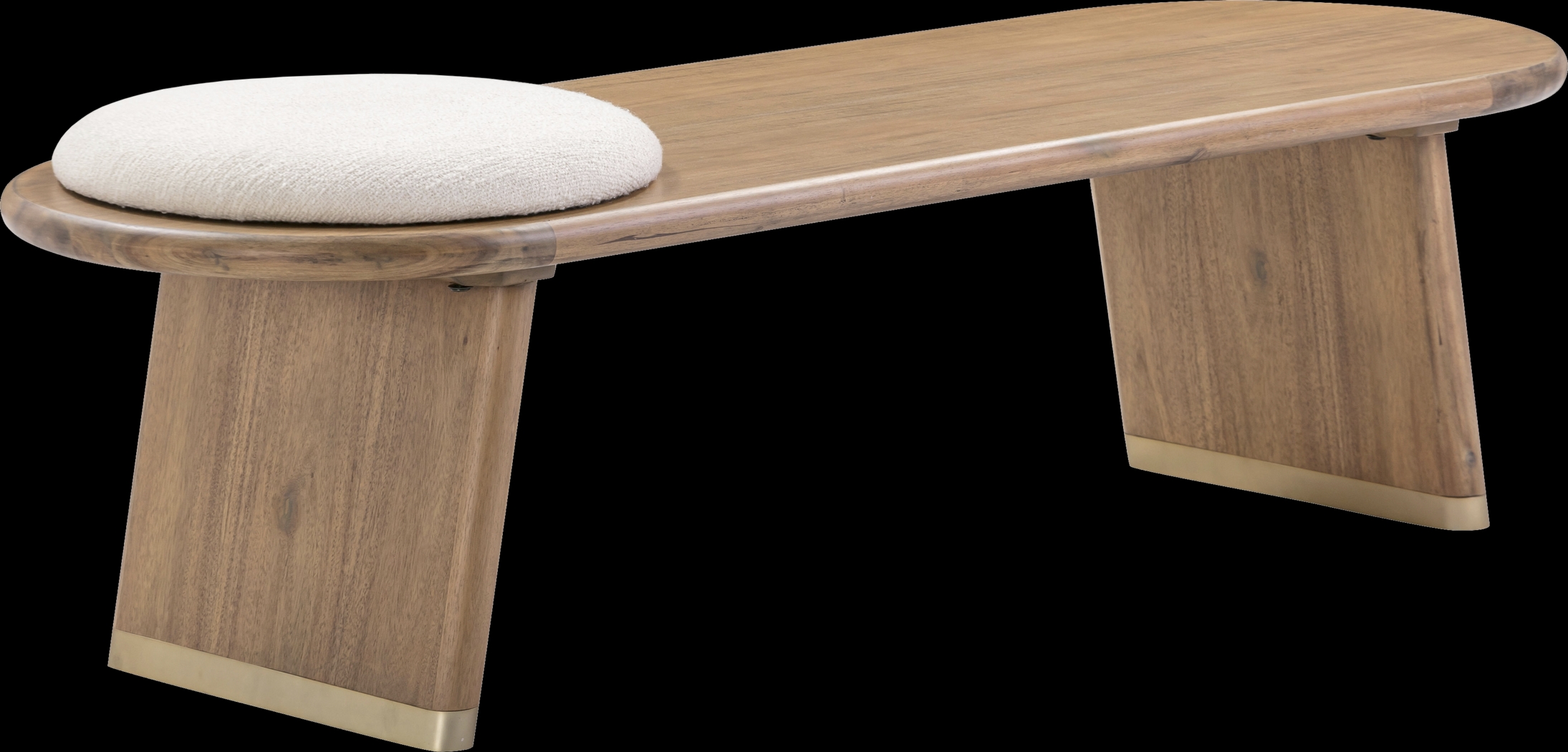 Hyledge Brown Bench - Thumbnail - Image 1