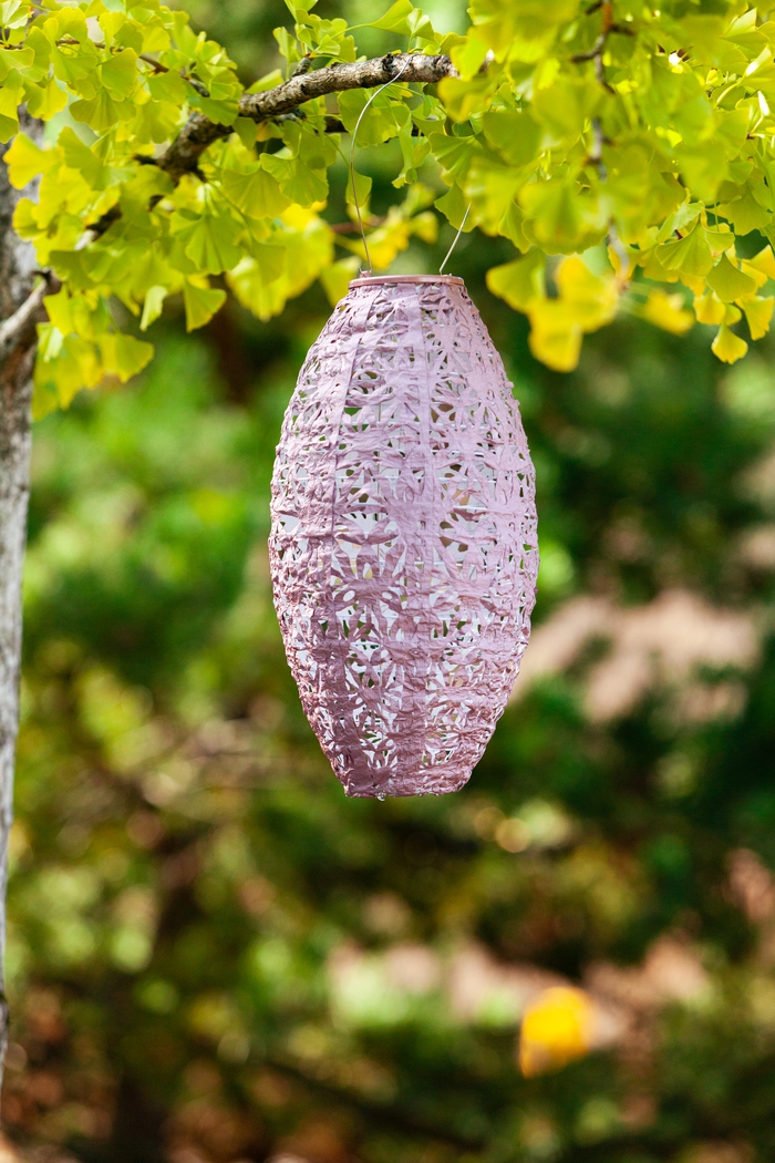 Hymin Estates Outdoor Pink Solar Lantern - Thumbnail - Image 13