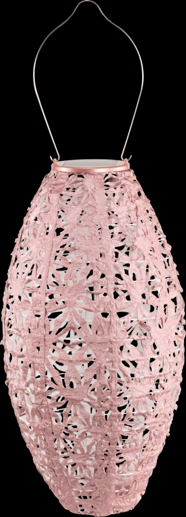 Hymin Estates Outdoor Pink Solar Lantern - Thumbnail - Image 16