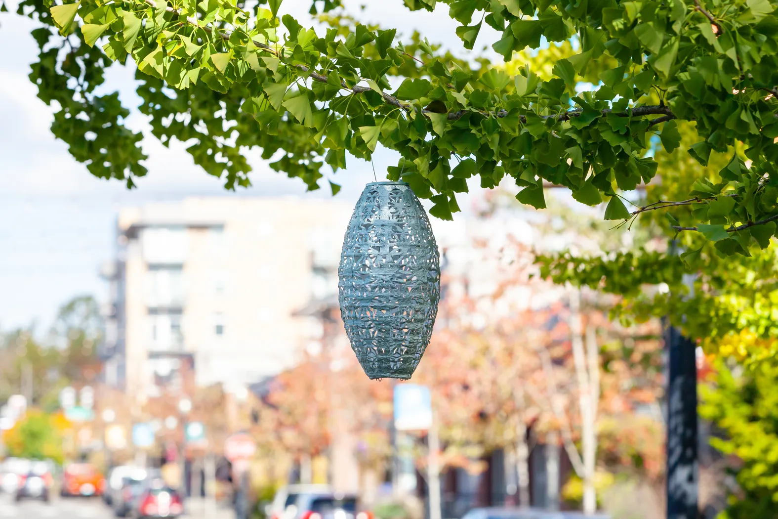 Hymin Estates Outdoor Sage Solar Lantern - Thumbnail - Image 9