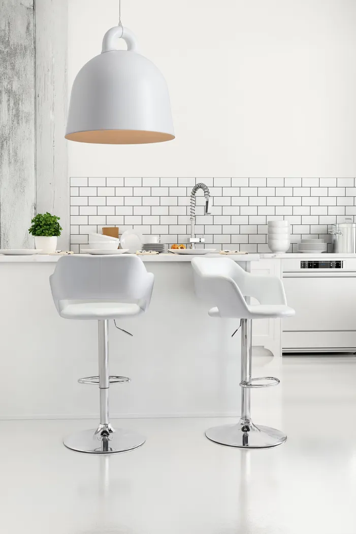 Hysteria White Barstool - Thumbnail - Image 2