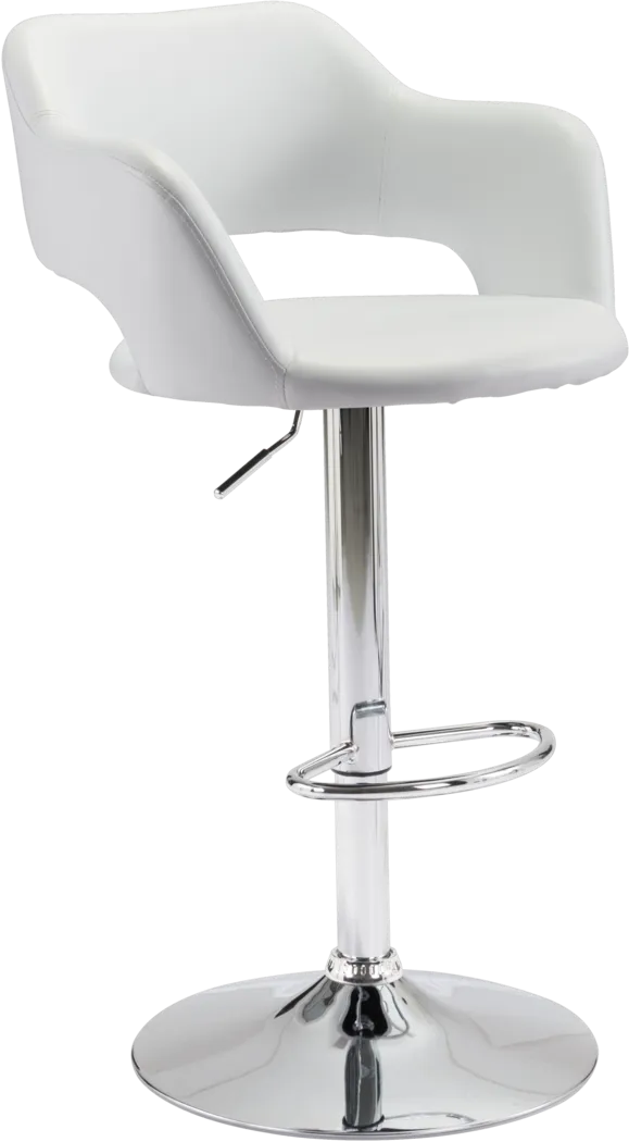 Hysteria White Barstool - Thumbnail - Image 1