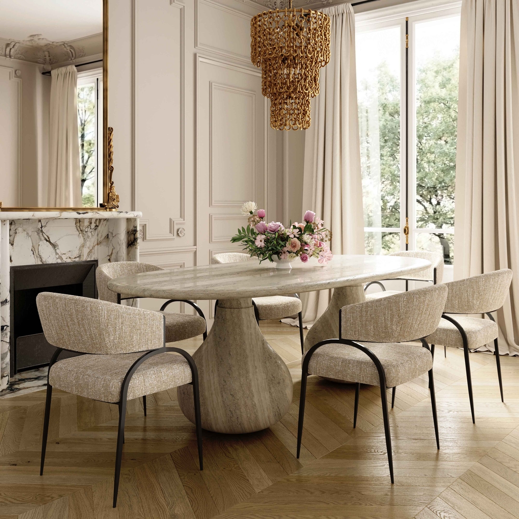 Ibapah I Cream Arm Chair - Thumbnail - Image 2