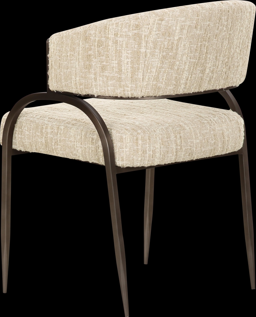 Ibapah I Cream Arm Chair - Thumbnail - Image 4