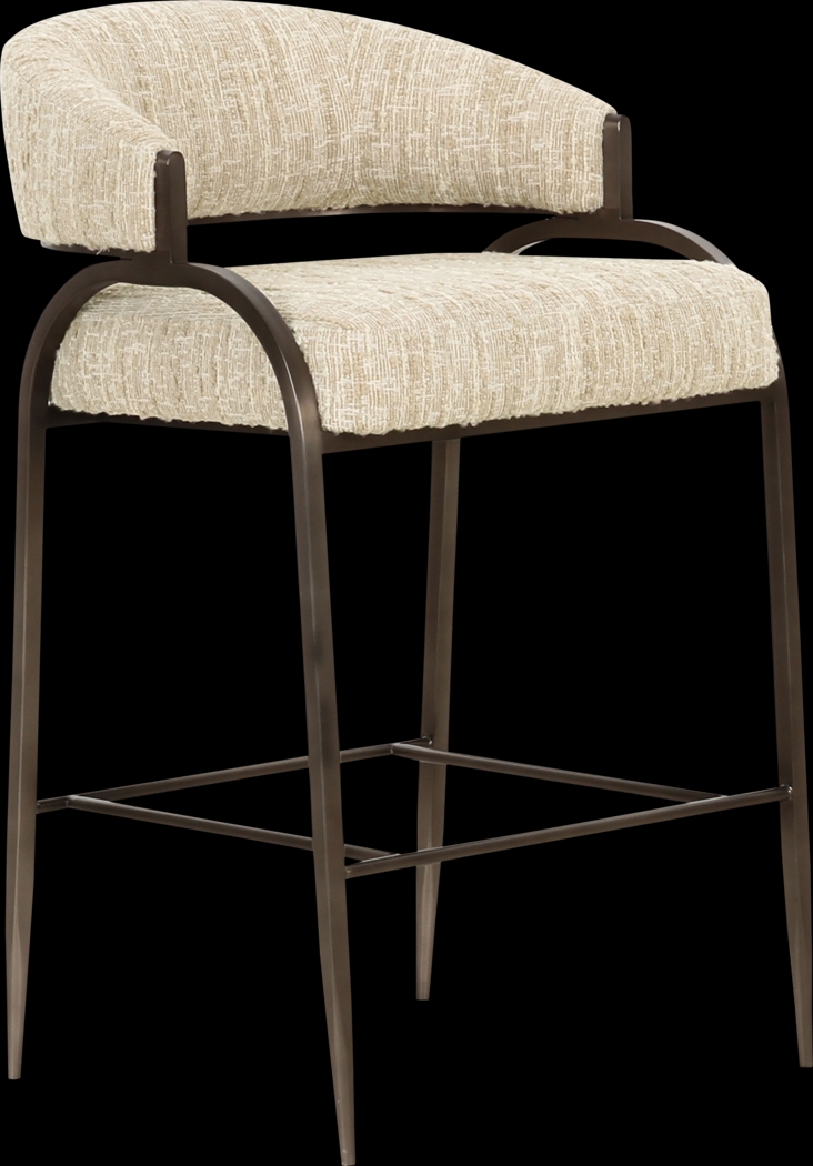 Ibapah I Cream Counter Height Stool - Thumbnail - Image 1