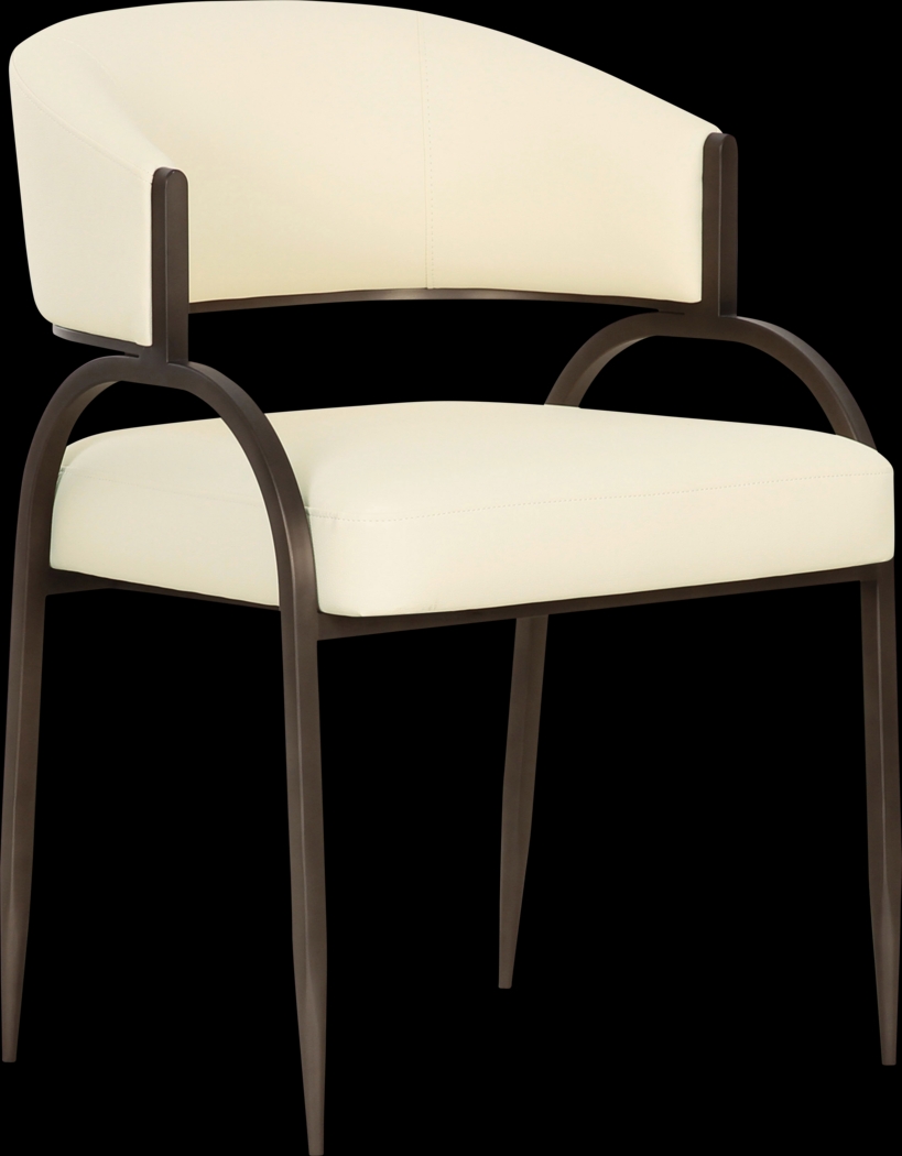 Ibapah II Cream Arm Chair - Thumbnail - Image 1