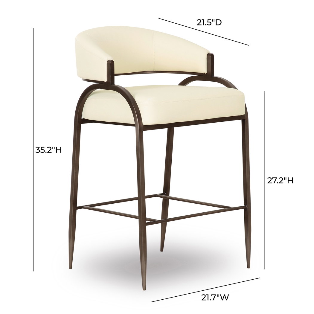 Ibapah II Cream Counter Height Stool - Thumbnail - Image 6