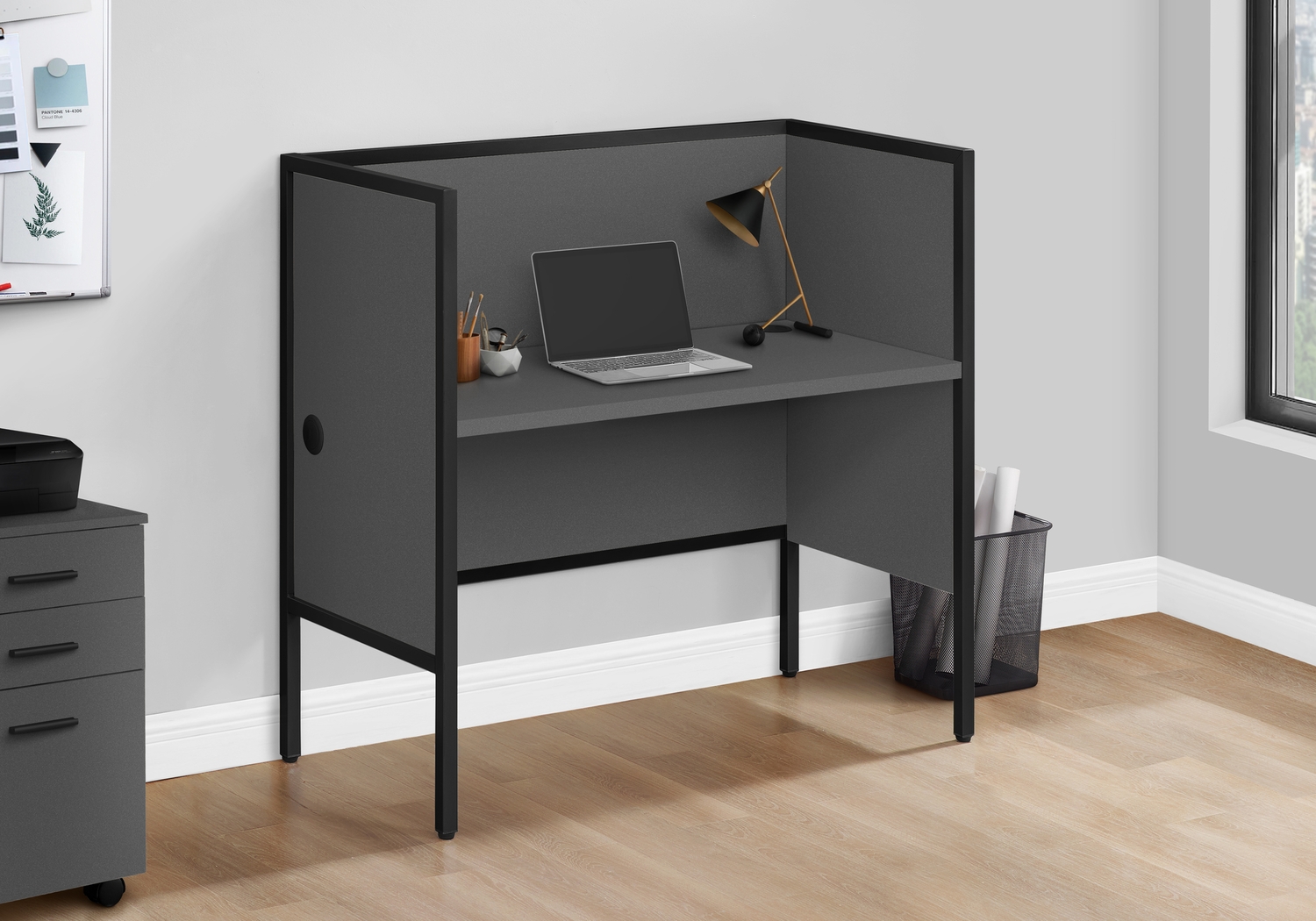 Icecups Dark Gray Desk - Thumbnail - Image 3