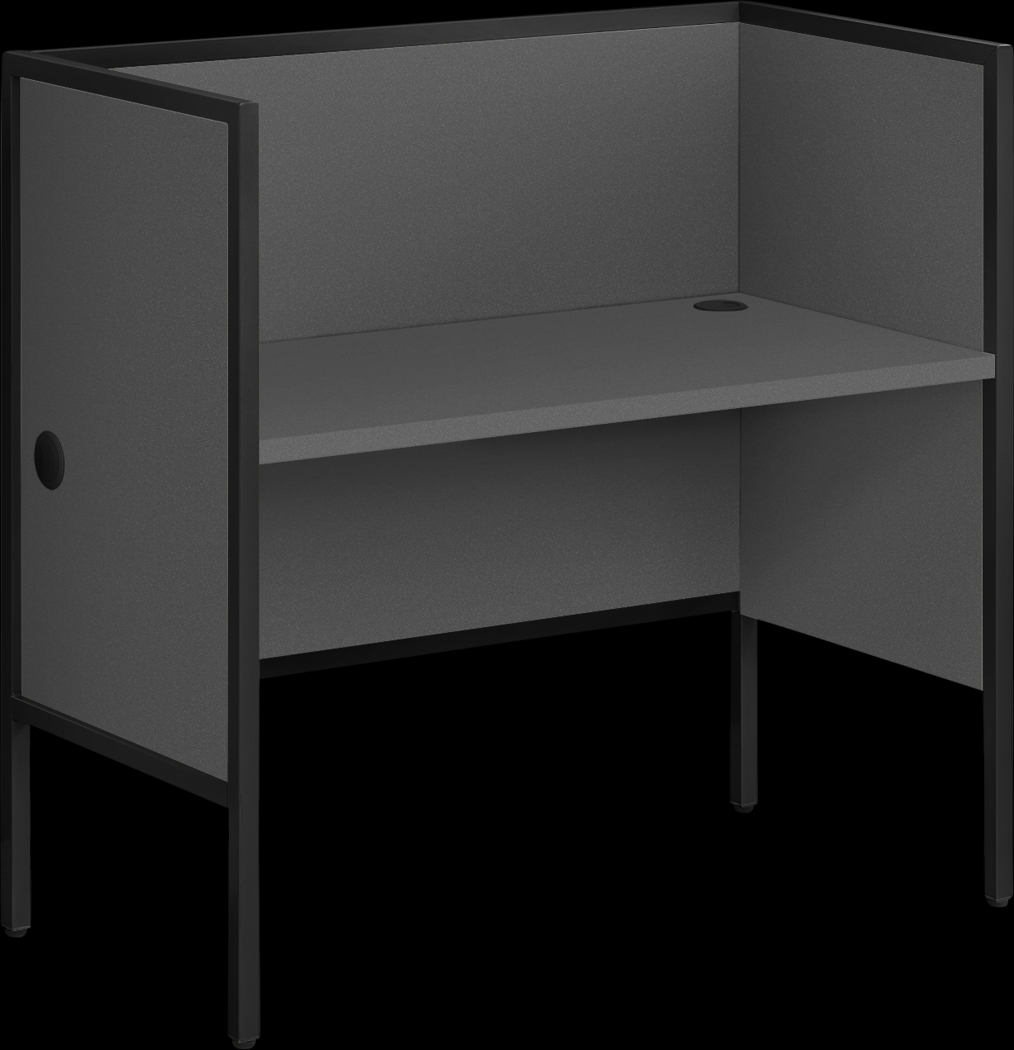 Icecups Dark Gray Desk - Thumbnail - Image 1