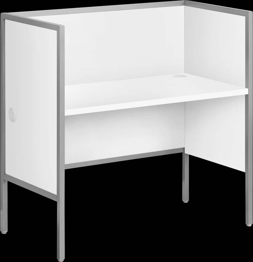 Icecups White Desk - Thumbnail - Image 1