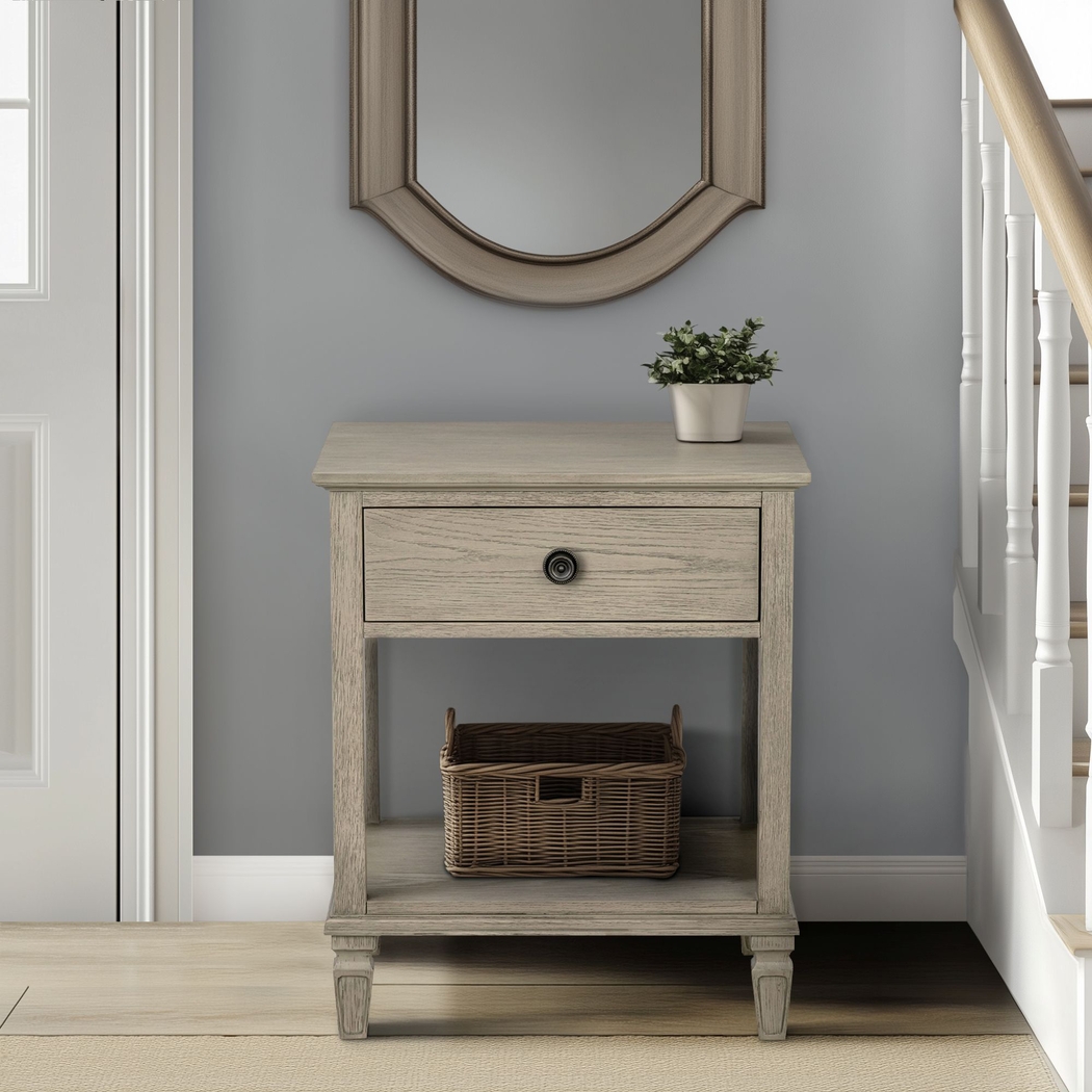 Iceway I Gray Nightstand - Thumbnail - Image 2