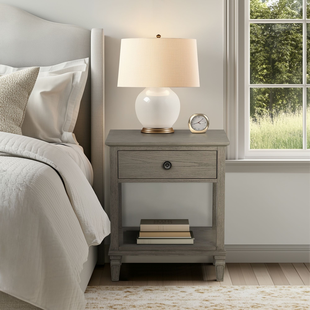 Iceway I Gray Nightstand - Thumbnail - Image 3