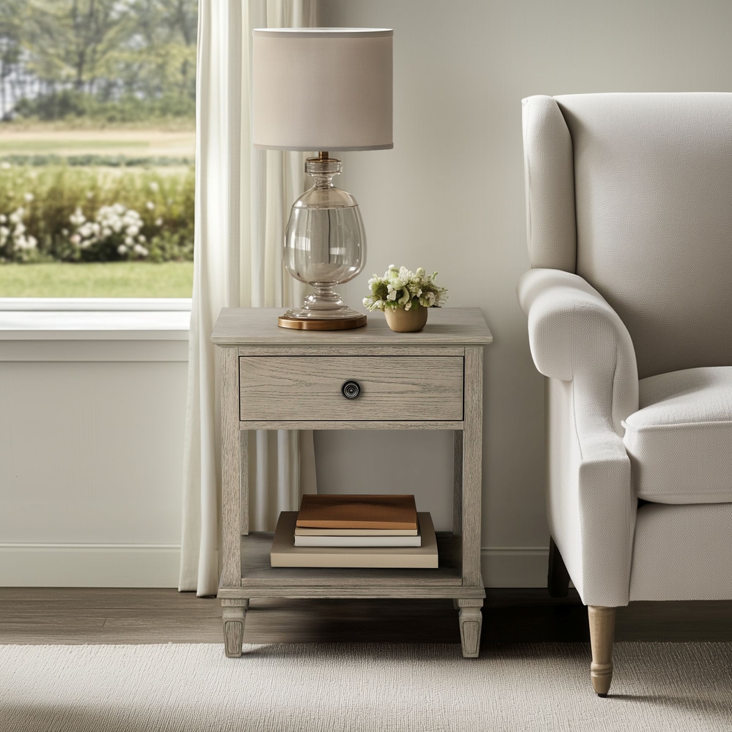 Iceway I Gray Nightstand - Thumbnail - Image 4