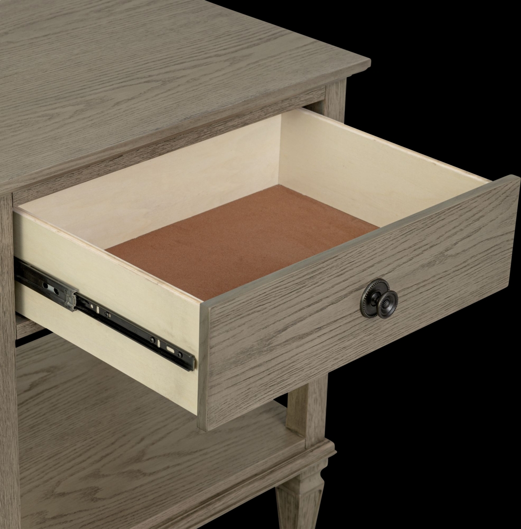 Iceway I Gray Nightstand - Thumbnail - Image 7