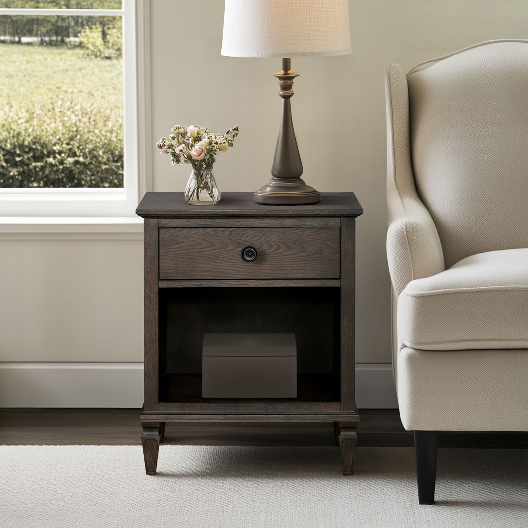Iceway II Brown Nightstand - Thumbnail - Image 5
