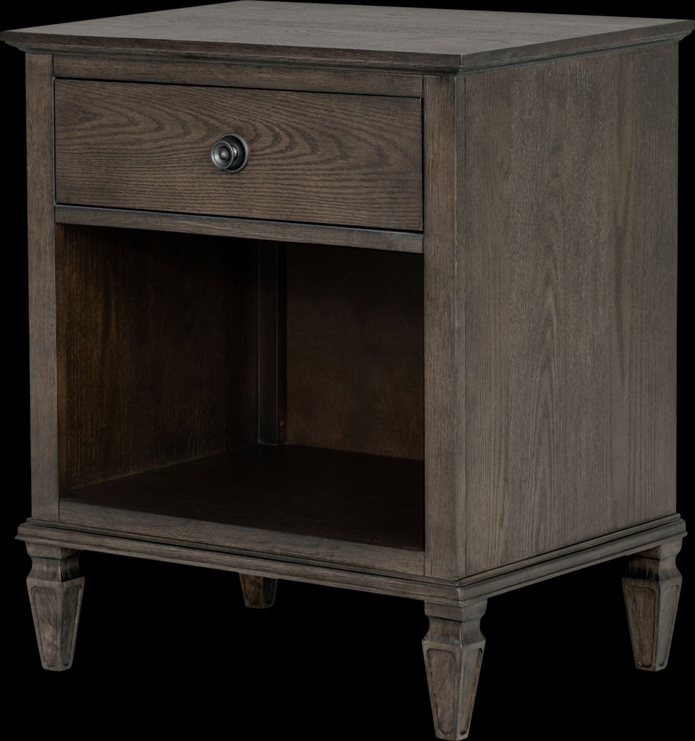 Iceway II Brown Nightstand - Thumbnail - Image 1