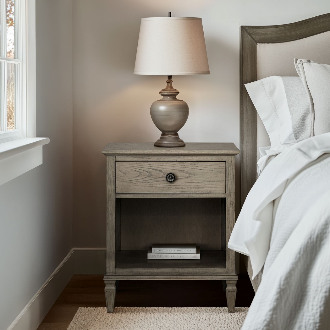 Iceway II Gray Nightstand - Thumbnail - Image 3