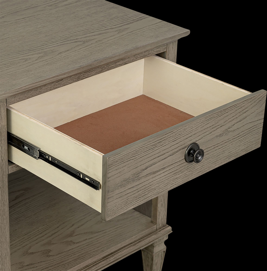 Iceway II Gray Nightstand - Thumbnail - Image 5