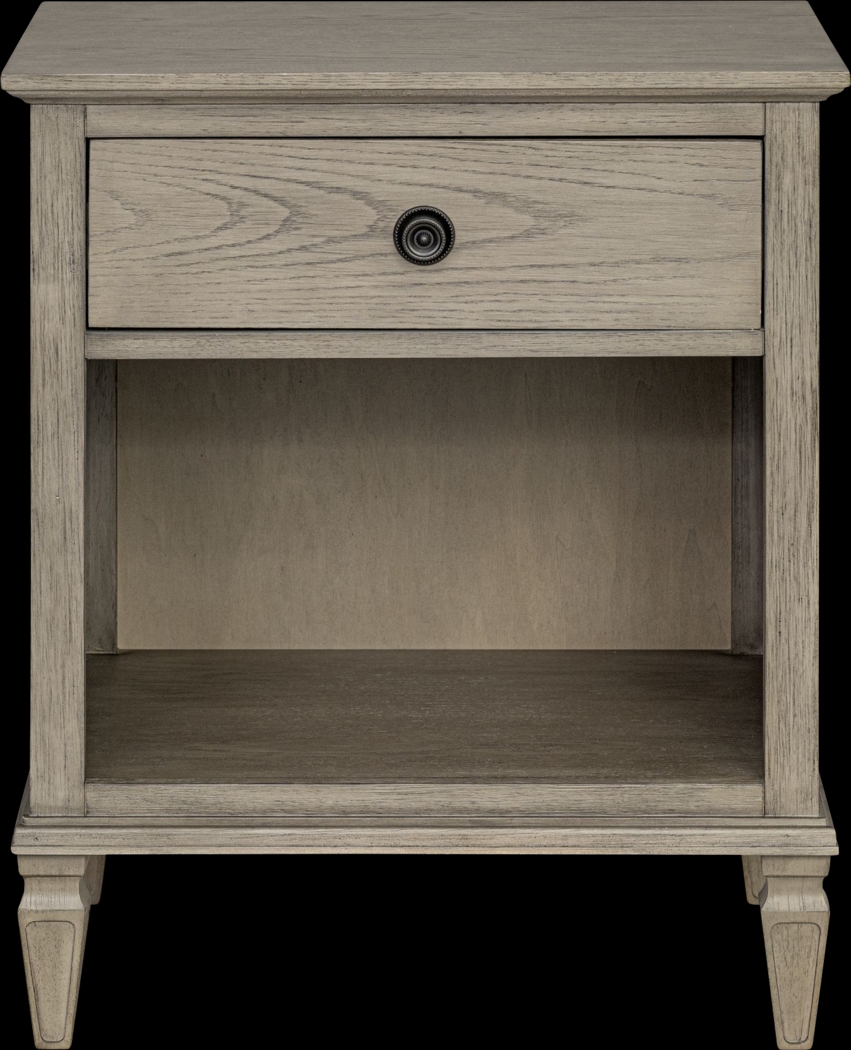 Iceway II Gray Nightstand - Thumbnail - Image 1