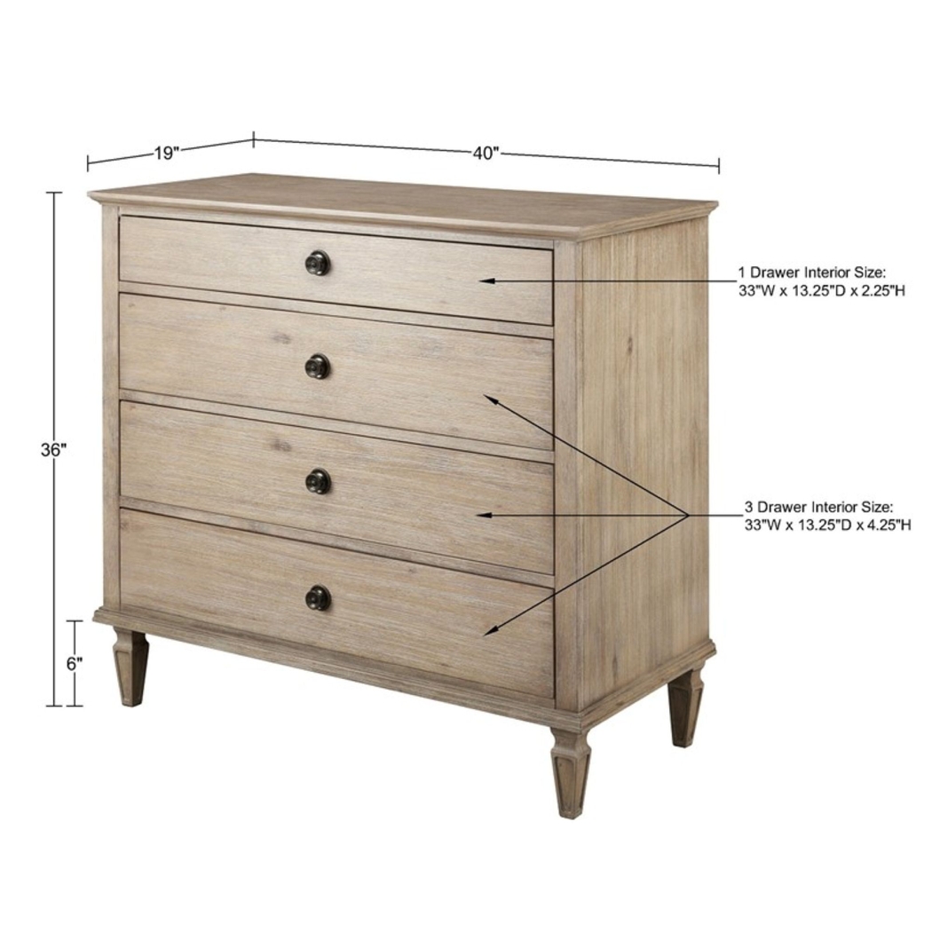 Iceway III Gray Dresser - Thumbnail - Image 5