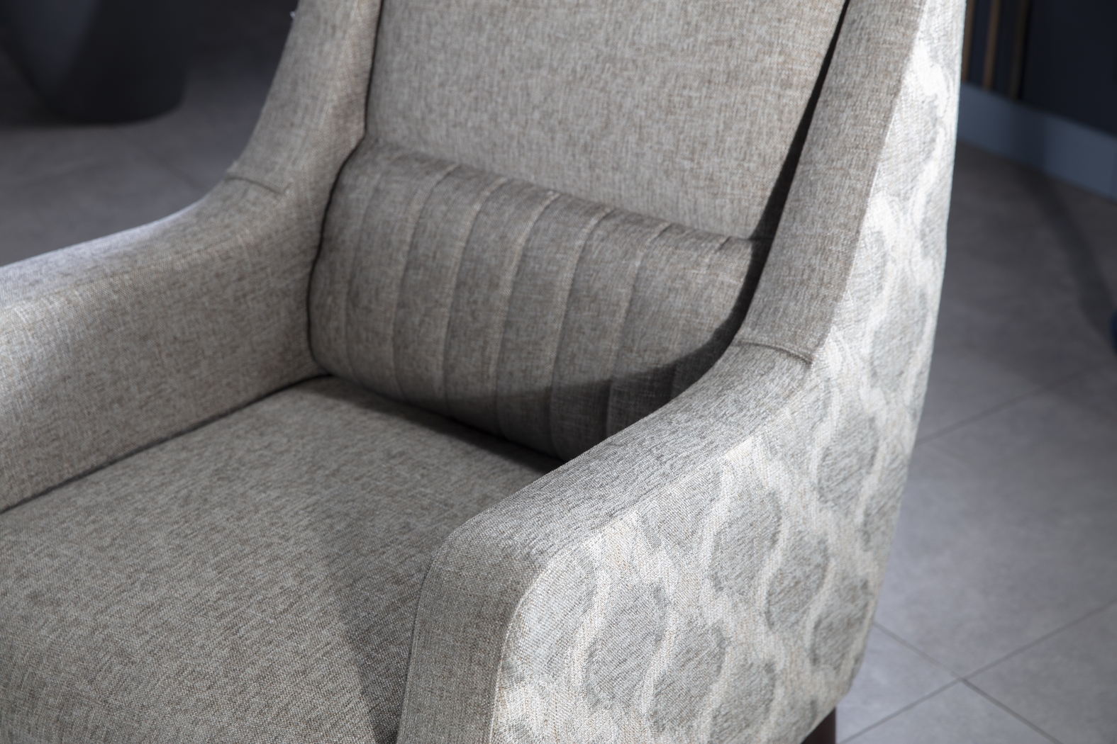 Ickenham Gray Accent Chair - Thumbnail - Image 6