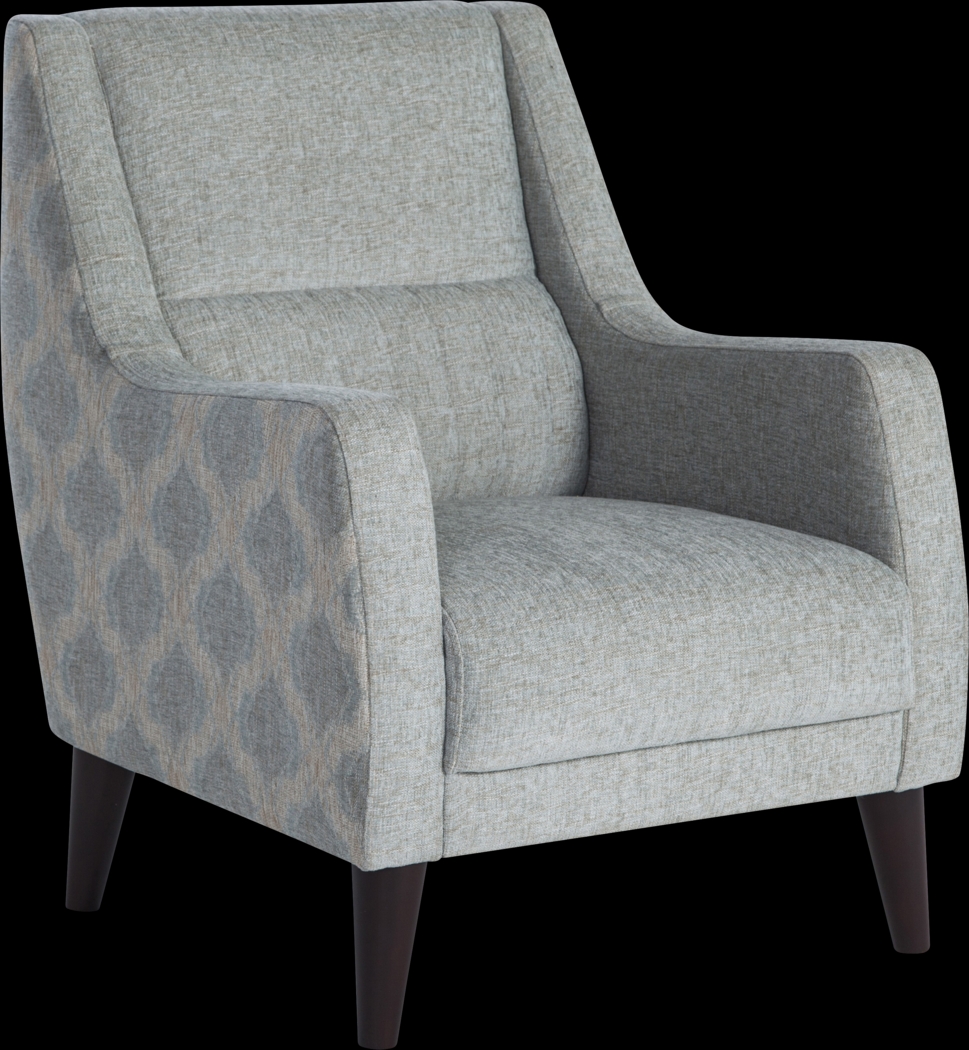 Ickenham Light Gray Accent Chair - Thumbnail - Image 1