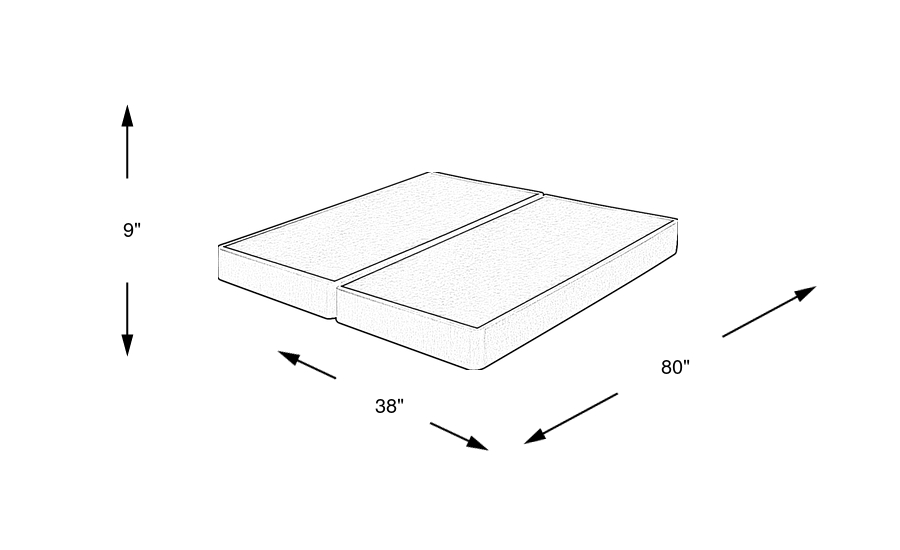 Dimension Image. Please refer to the Dimension Tab on this page for dimension details.