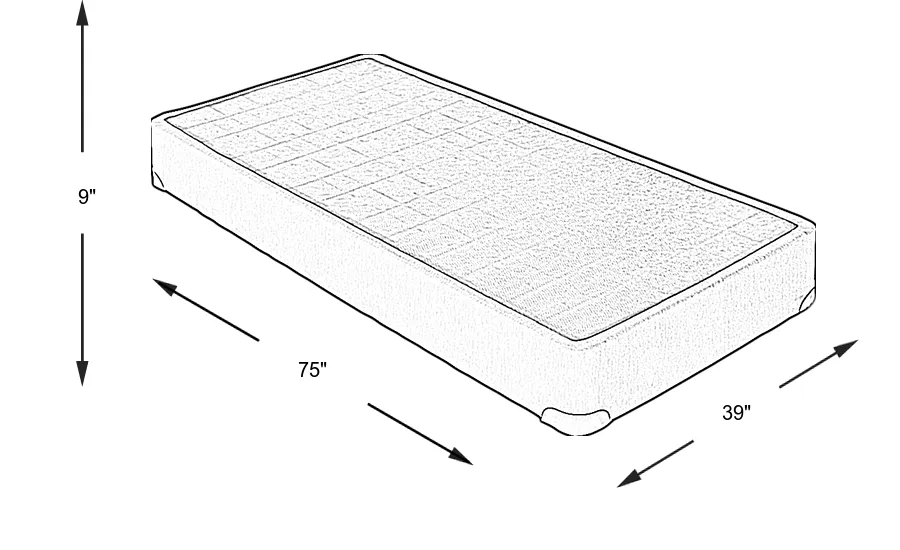 Dimension Image. Please refer to the Dimension Tab on this page for dimension details.