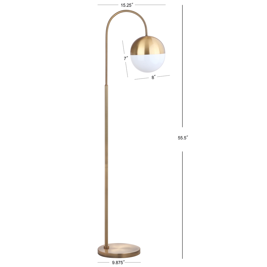 Ida Summit Gold Floor Lamp - Thumbnail - Image 2