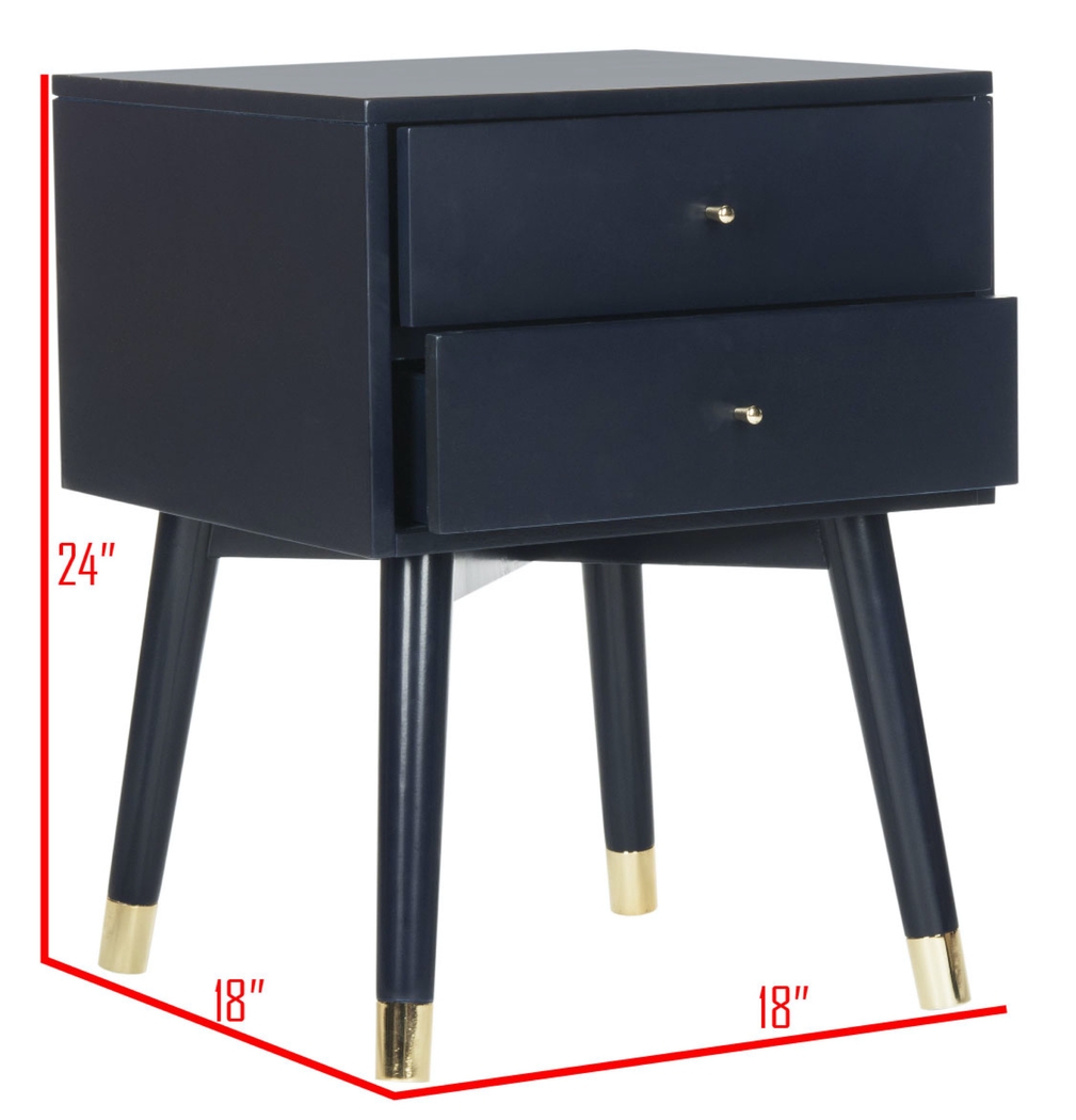 Idamor Navy Nightstand - Thumbnail - Image 9