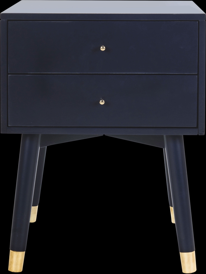 Idamor Navy Nightstand - Thumbnail - Image 1