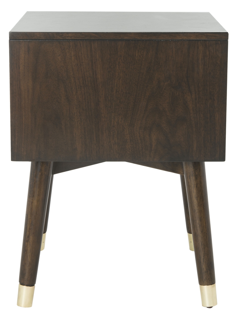 Idamor Walnut Nightstand - Thumbnail - Image 4