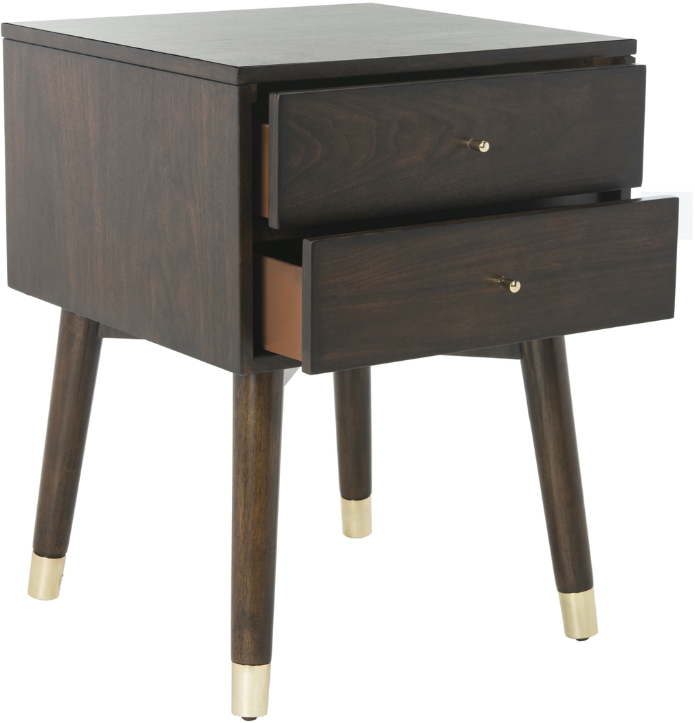 Idamor Walnut Nightstand - Thumbnail - Image 5