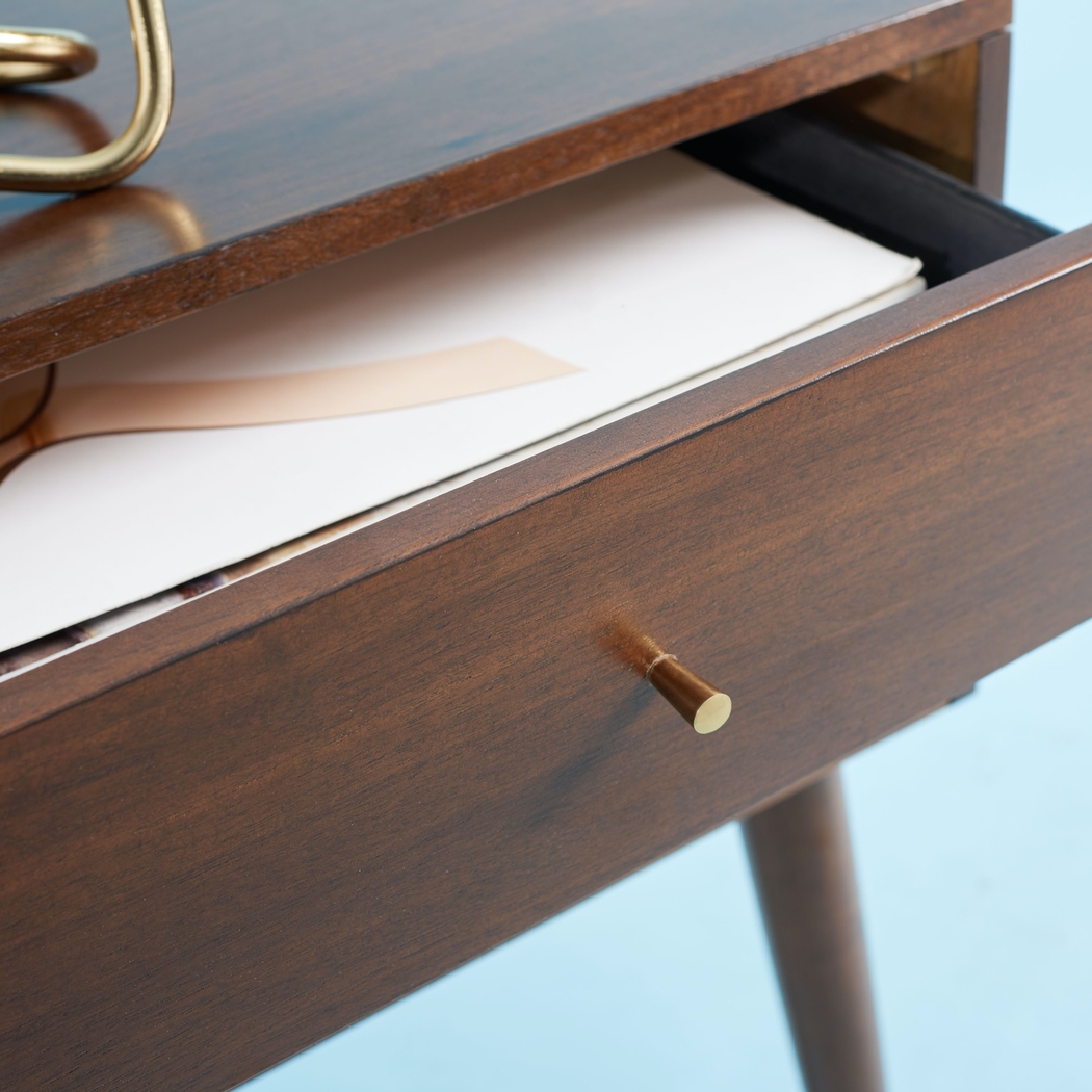 Idamor Walnut Nightstand - Thumbnail - Image 9