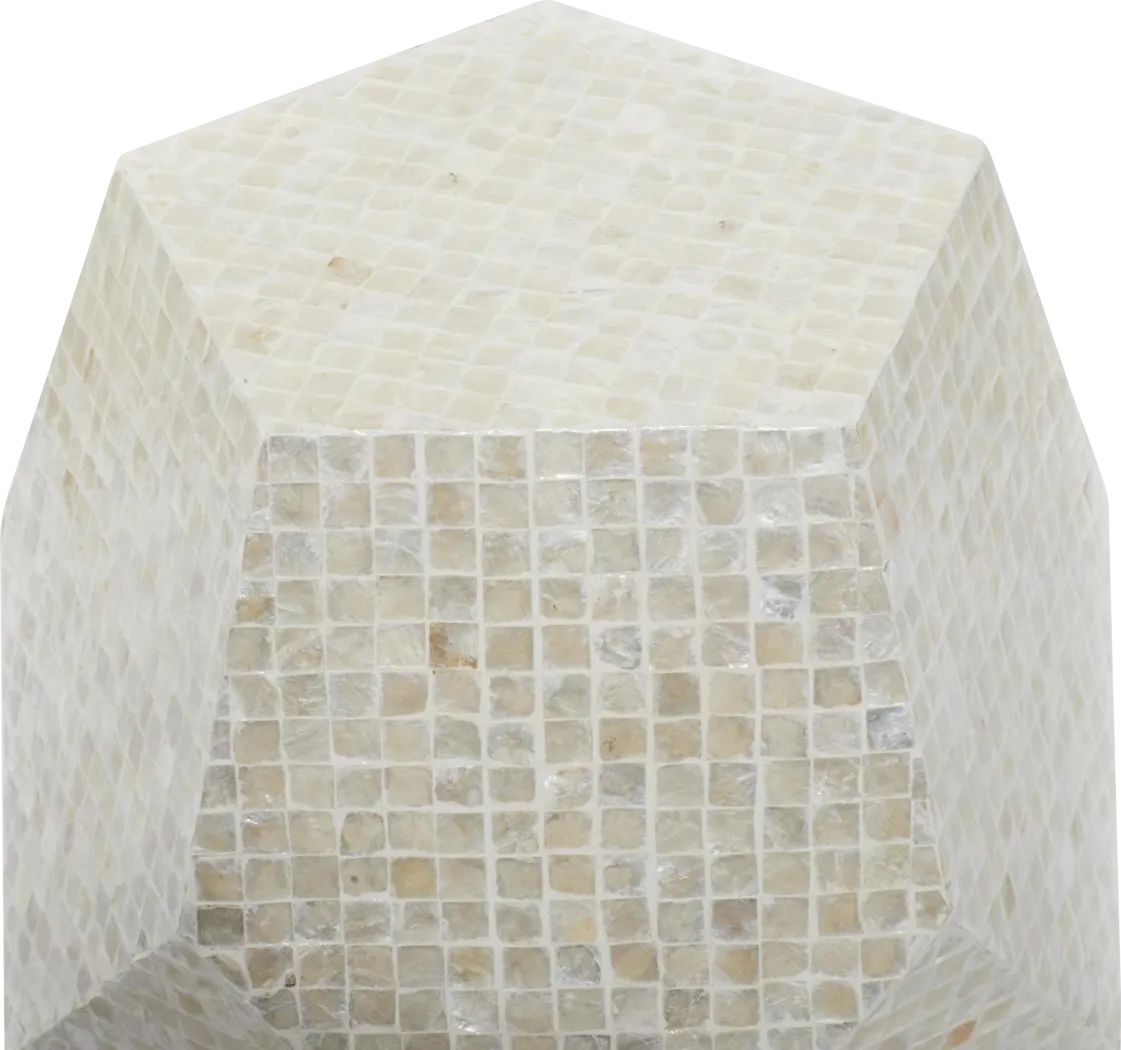 Idato Cream Accent Table - Thumbnail - Image 4